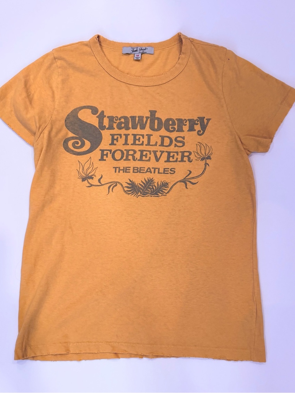 Women’s Junk Food Beatles T-Shirt Sz Medium